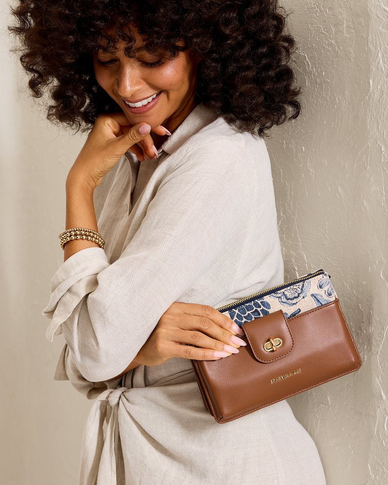 Lindsey Serpentine Crossbody Bag