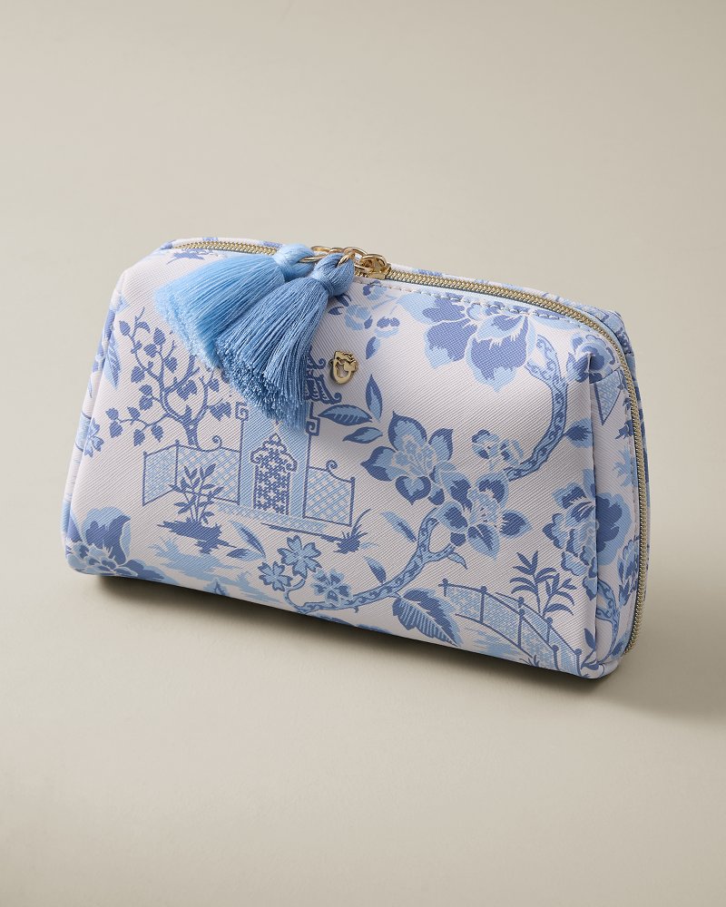 Garden Toile Cosmetic Pouch