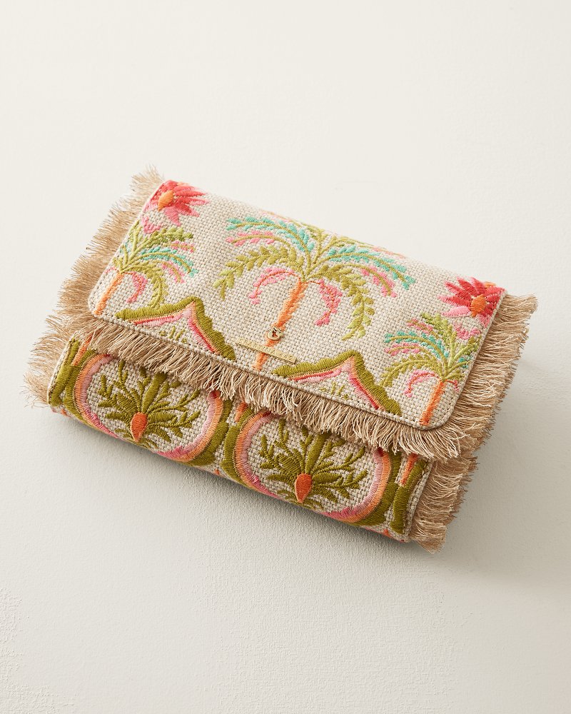 Castillo Floral Crossbody Clutch