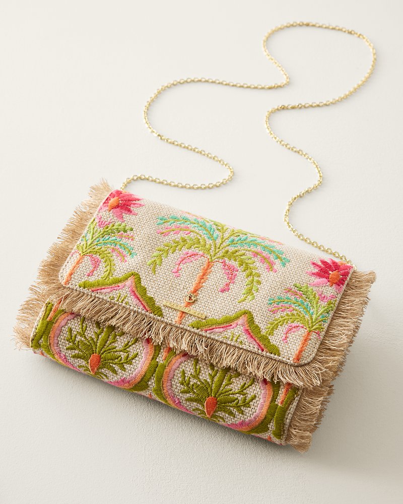 Castillo Floral Crossbody Clutch