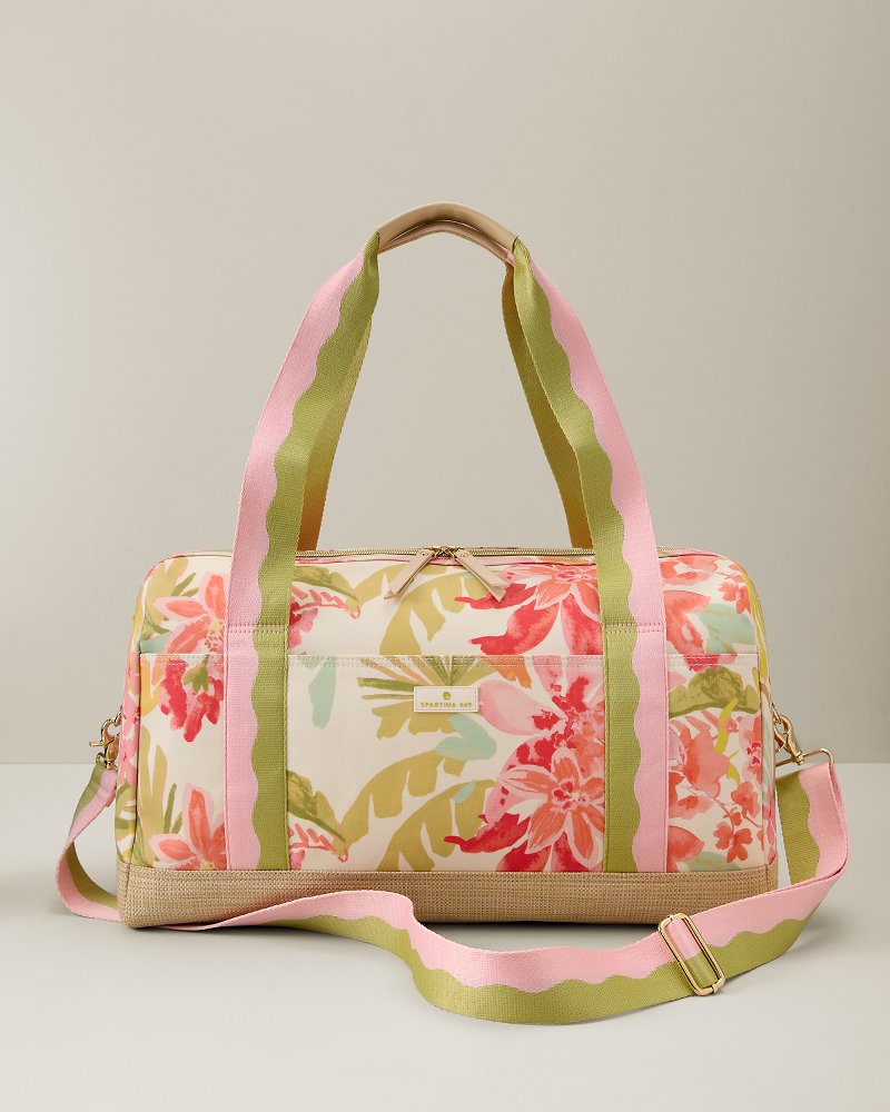 Green Tropical Weekender Bag