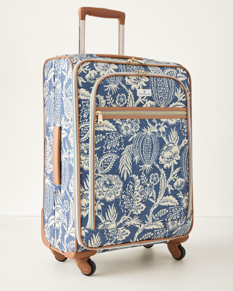 Flagler Blue 26-Inch Rolling Suitcase