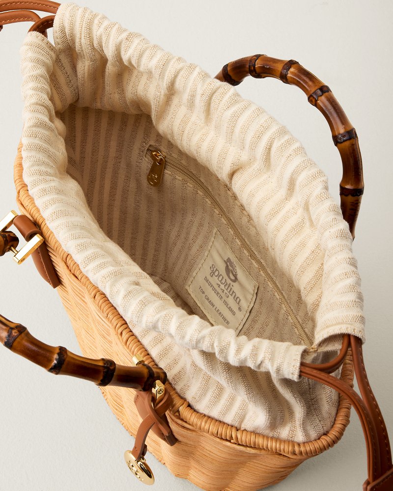 Maeve Natural Wicker Bucket Bag