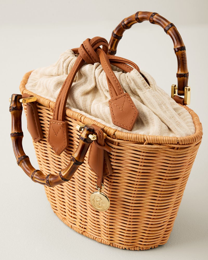 Spartina Maeve Natural Wicker Bucket Bag