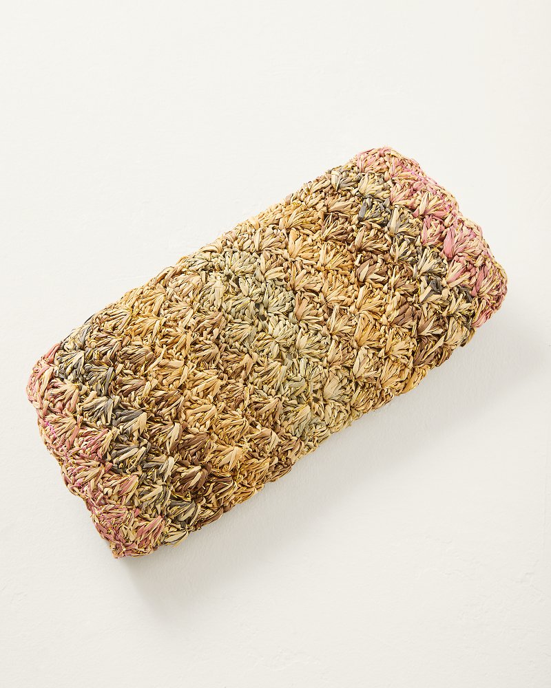 Thumbnail for Barmeja Lux Crochet Raffia Clutch
