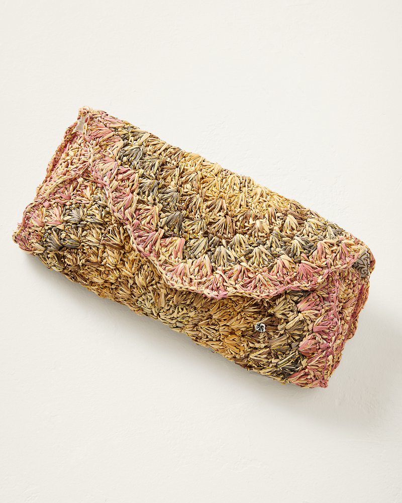 Barmeja Lux Crochet Raffia Clutch