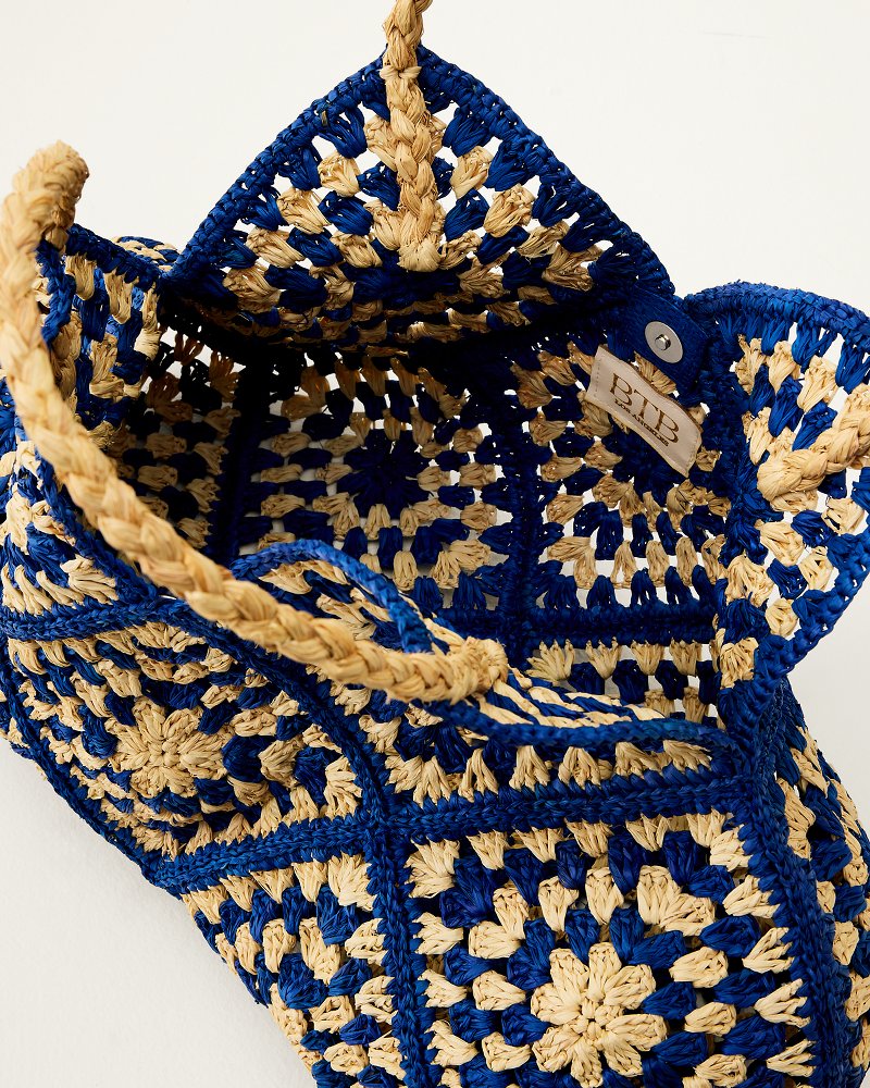 Stormi Raffia Tote thumbnail 4