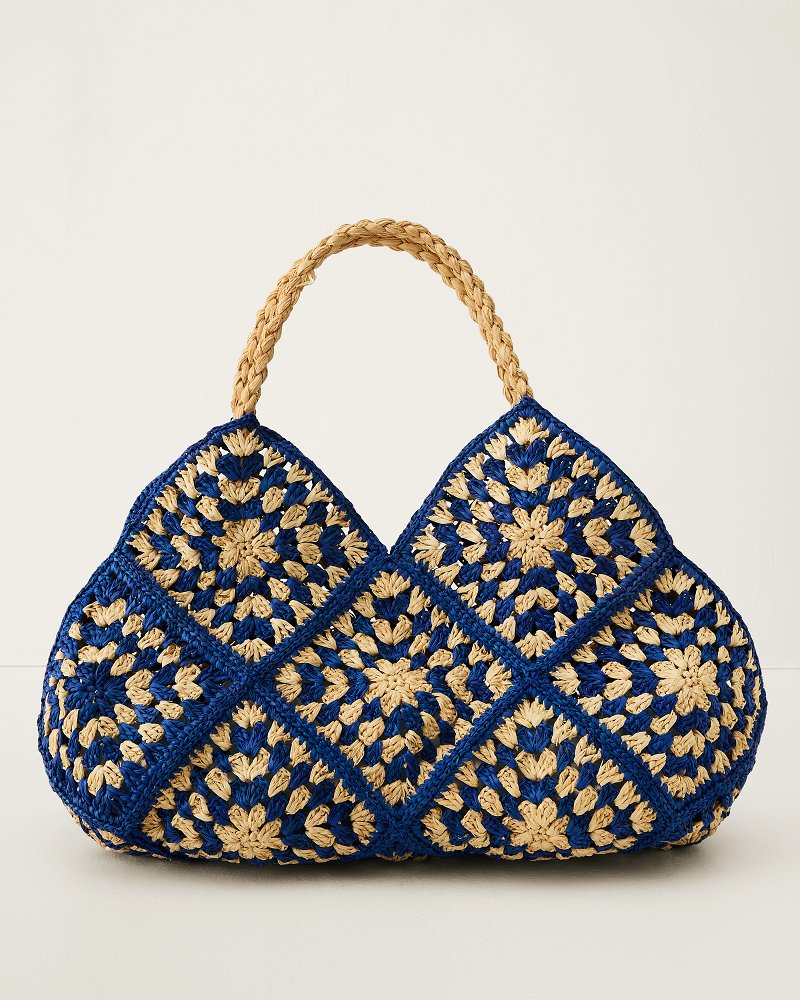 Stormi Raffia Tote