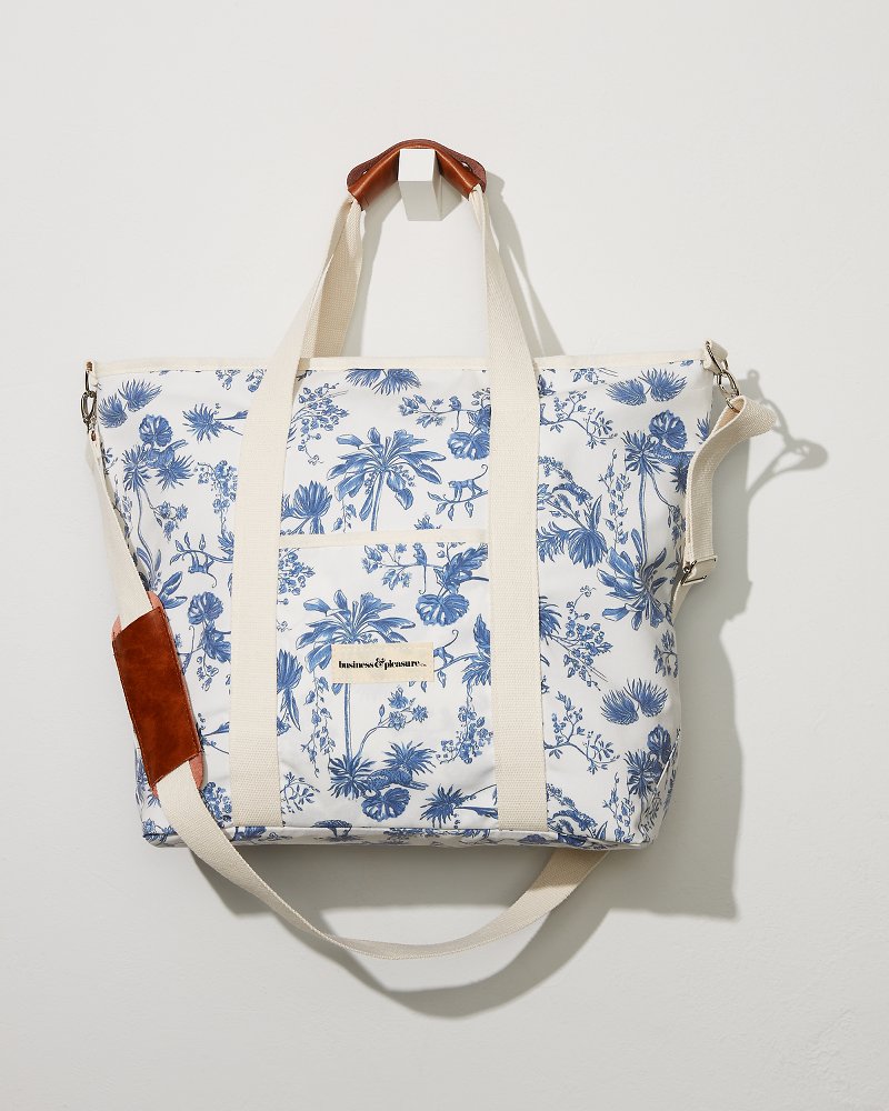 Cooler Tote, Blue Chinoiserie