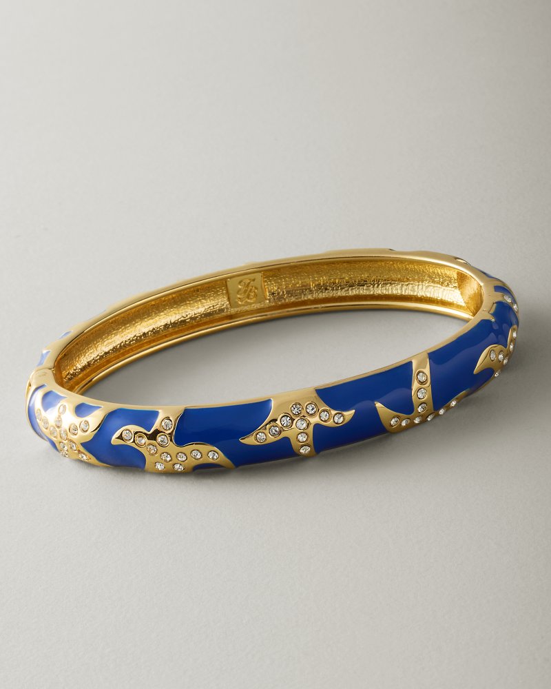 Sapphire Seas Starfish Enamel Bracelet