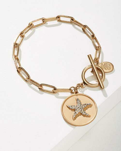 Turquoise Dreams Chain Link Starfish Bracelet