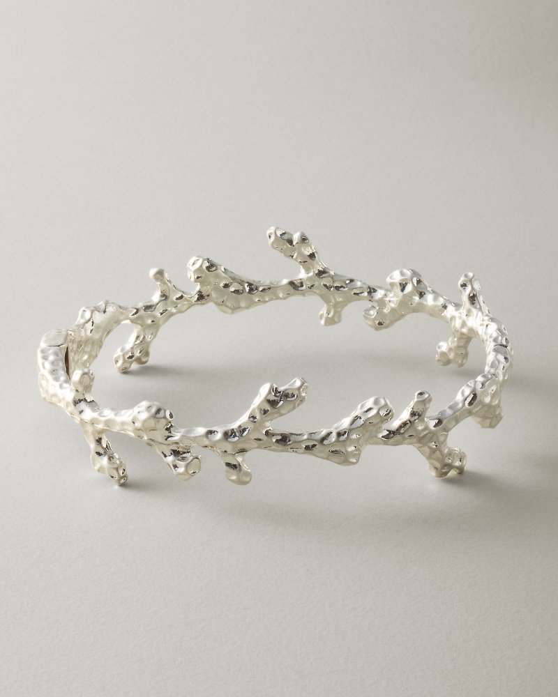 Lagoon Coral Branch Hinge Bracelet