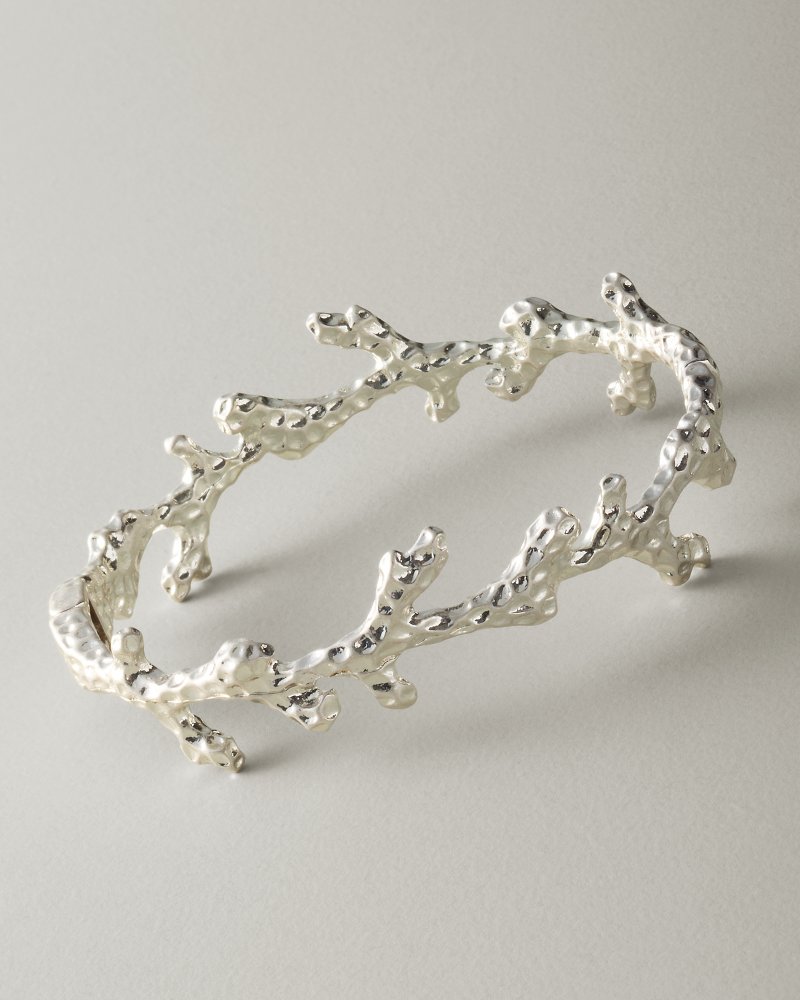 Lagoon Coral Branch Hinge Bracelet