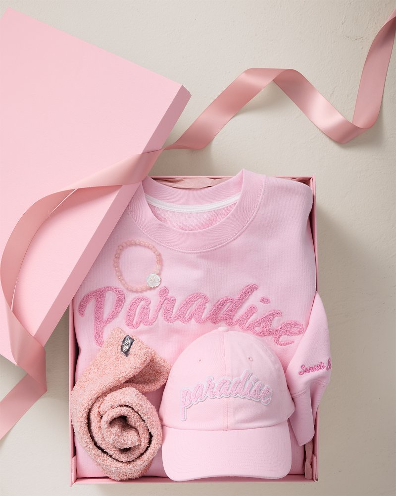 Hibiscus Bliss Pink Stone Stretch Bracelet