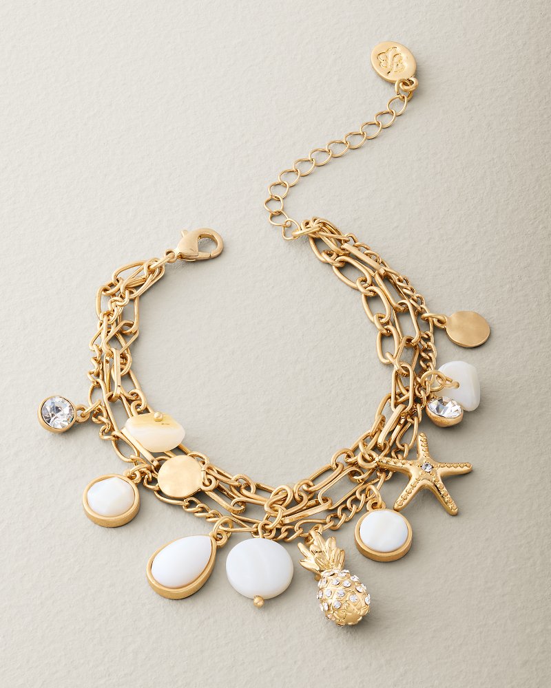 Terra Laguna Charm Layered Bracelet