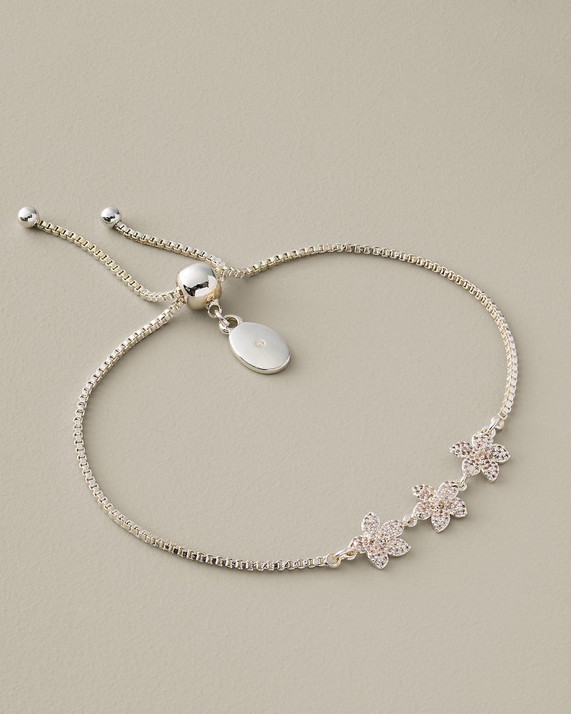 Coastal Heirloom Hibiscus Pull-Tie Bracelet