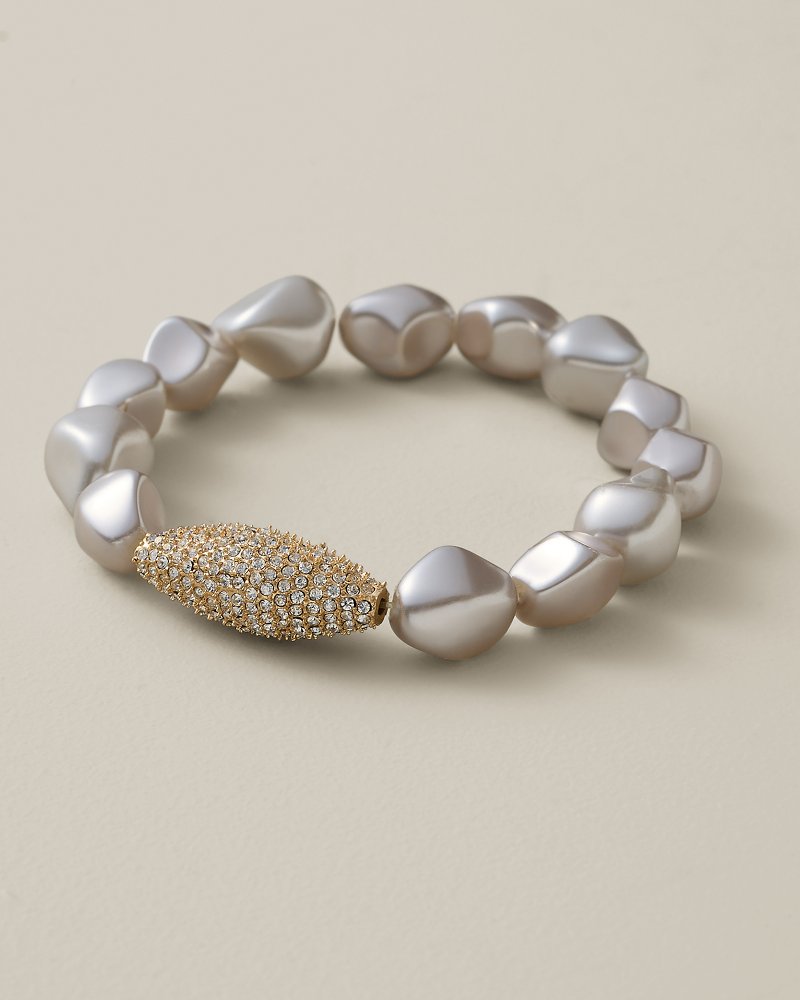 Midnight Cove Hematite Stretch Bracelet