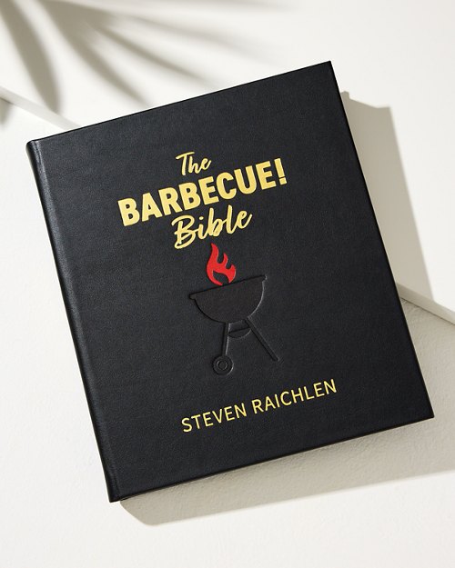 The BBQ Bible Leather-Bound Book