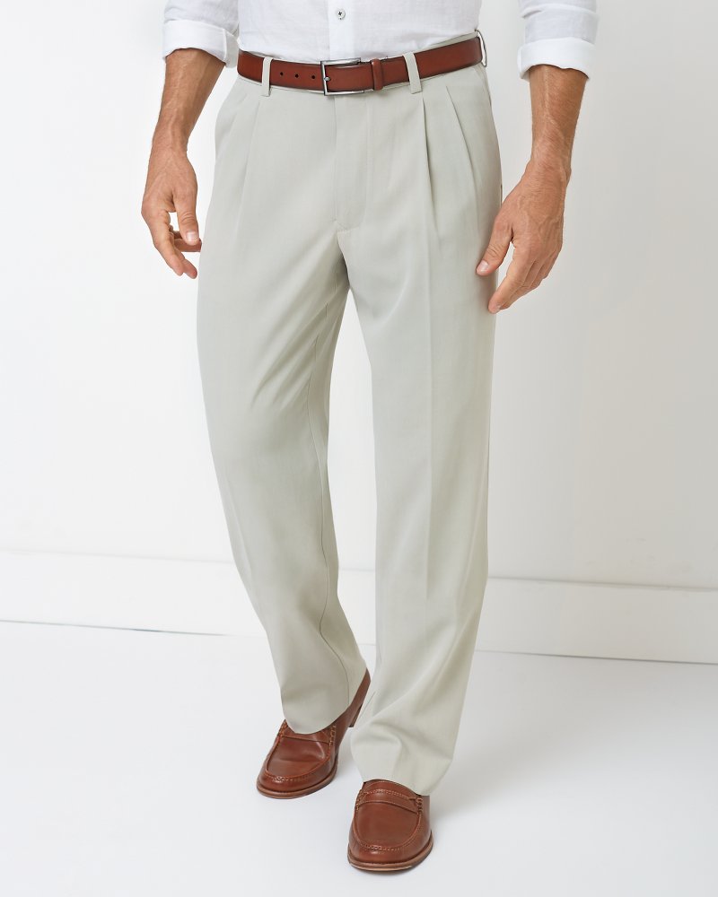 St. Thomas Relaxed Double-Pleat Pants