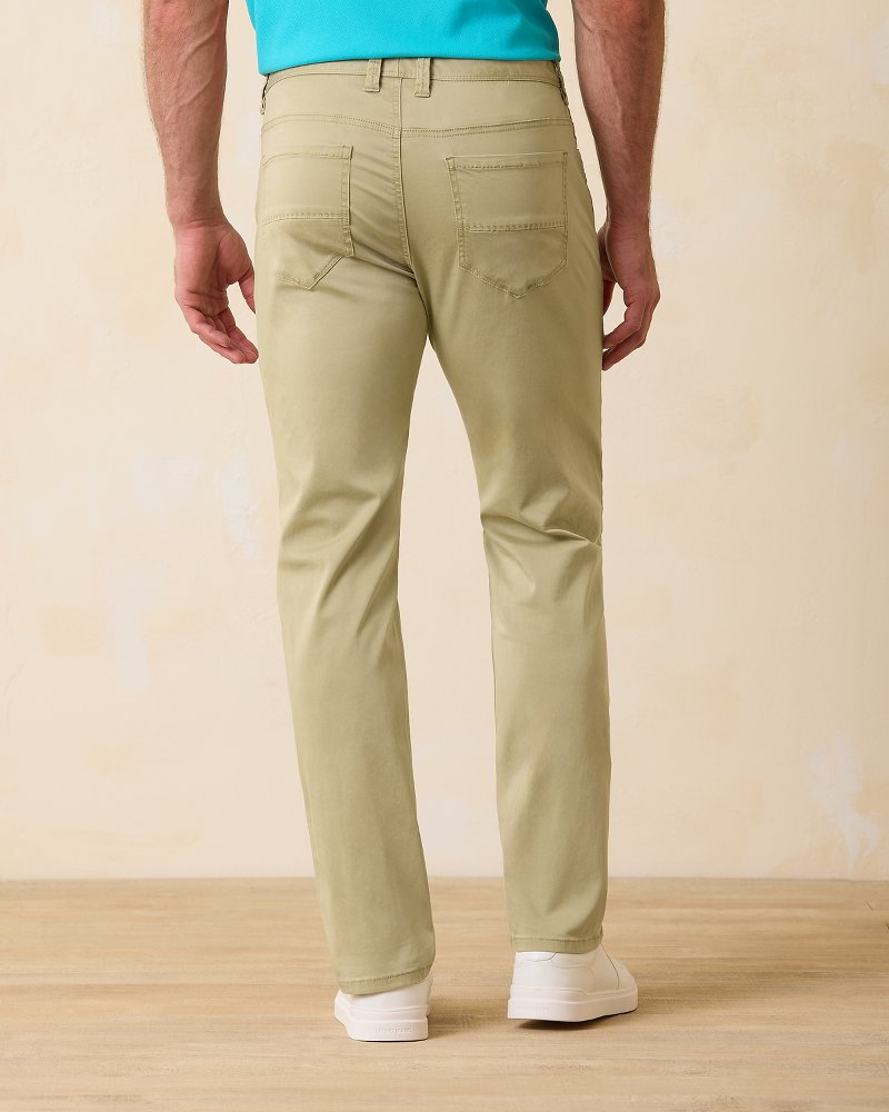 Cotton Blend Wide Pants W/belt Bag