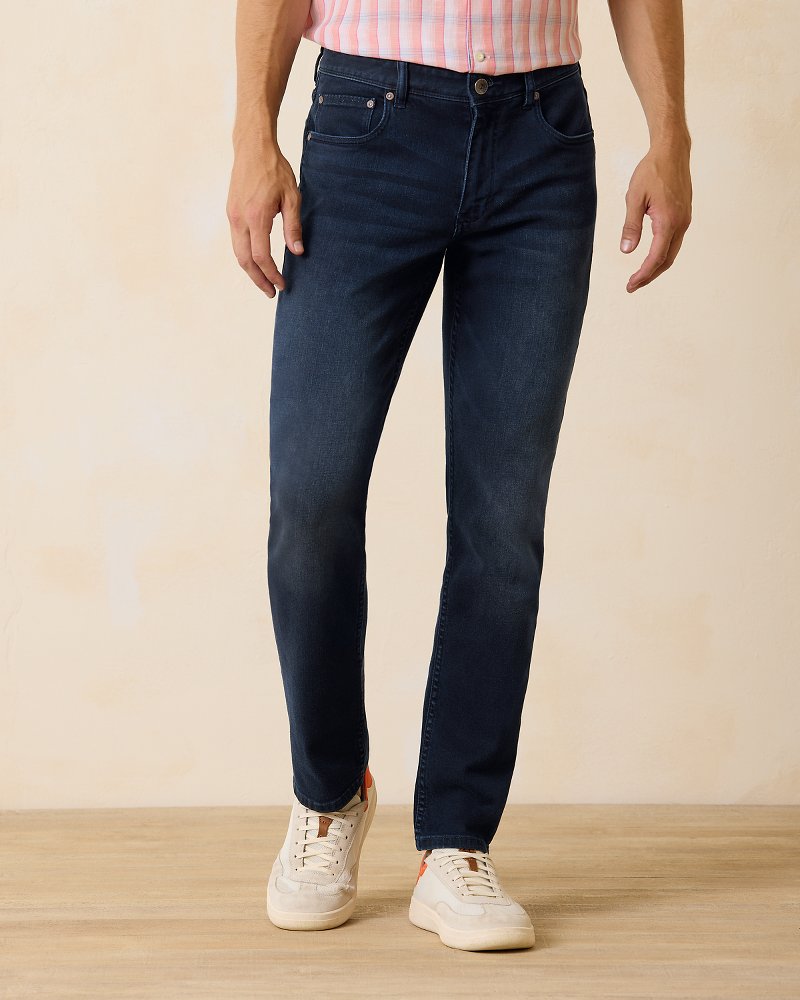 Washed Wavy Denim Pants - Ready to Wear