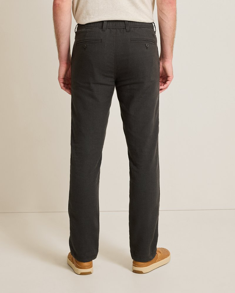 Big & Tall Isla Sands Stripe Stretch-Linen Pants