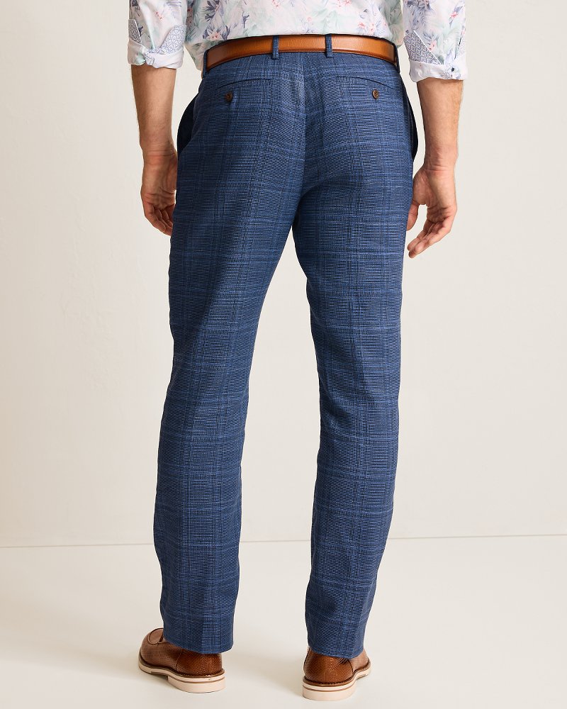 Big & Tall Latigo Glenn Plaid Linen-Blend Pants