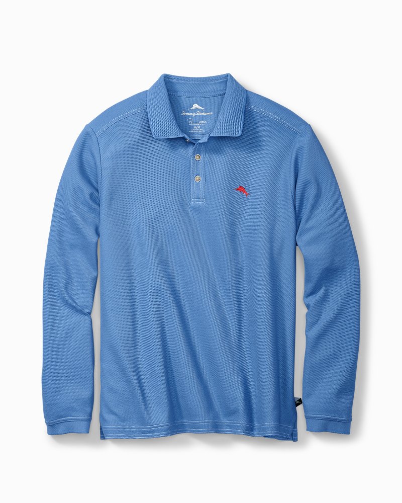 Tommy bahama emfielder 2025 long sleeve polo