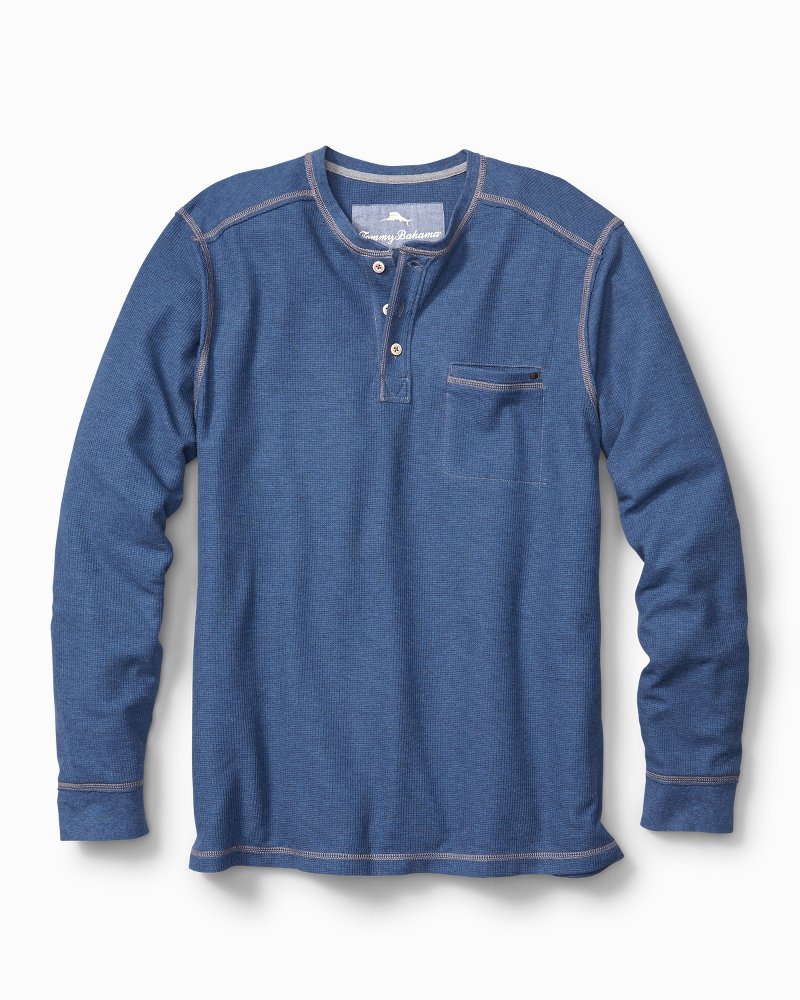 Big Tall Island Thermal Henley