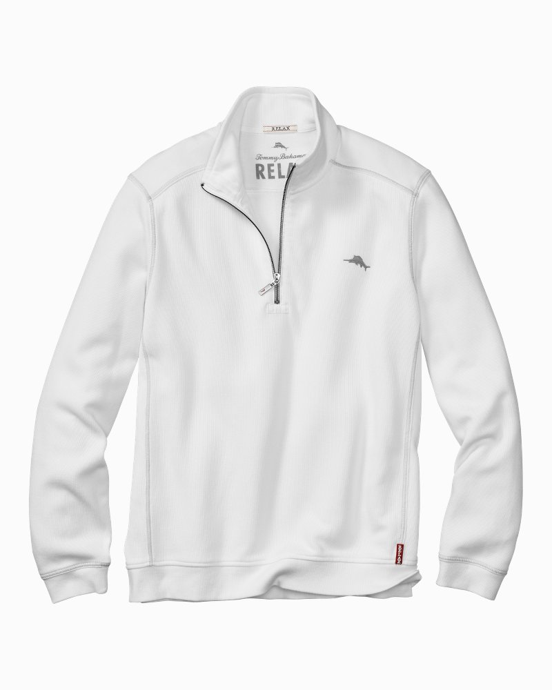 tommy bahama antigua half zip sweatshirt