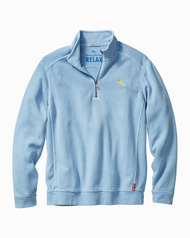 tommy bahama antigua half zip sweatshirt