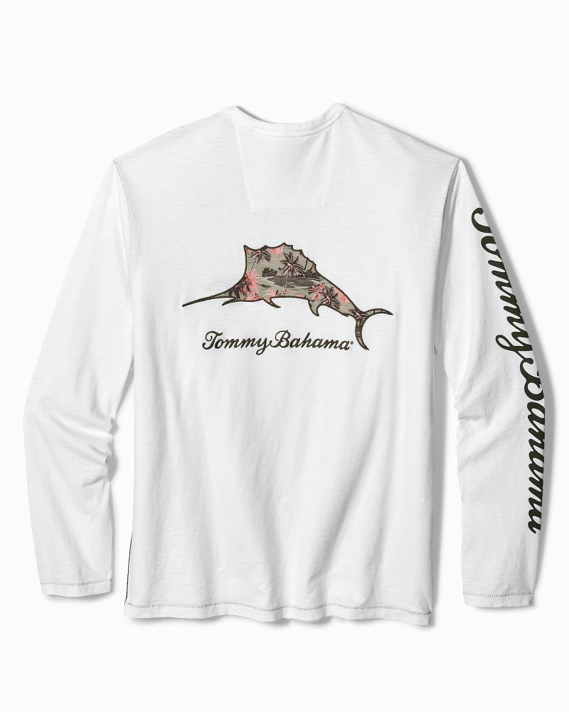 Big Tall Palm Billboard Marlin Lux Long Sleeve T Shirt