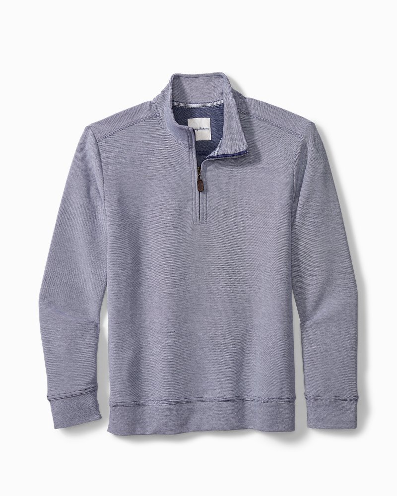 tommy bahama half zip sweatshirt