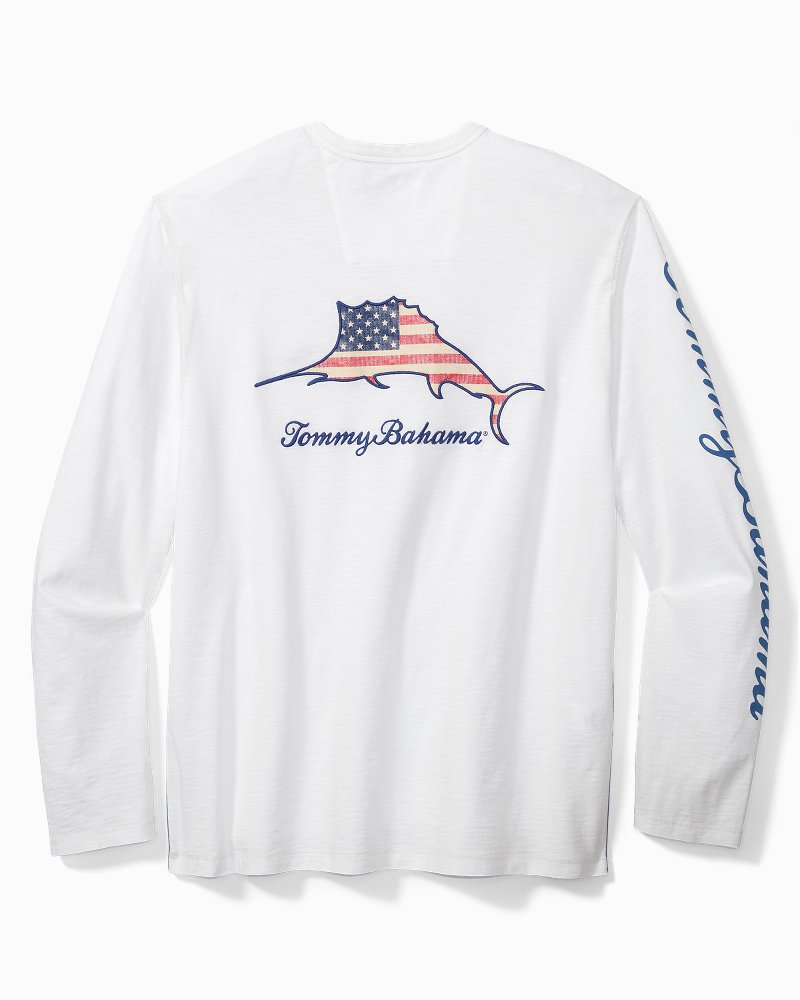 Billfish Stars & Stripes Long Sleeve Big & Tall 