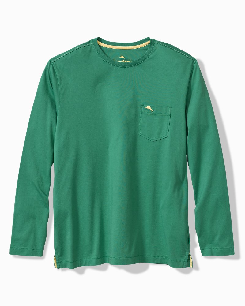 Big & Tall Bali Skyline Long-Sleeve T-Shirt