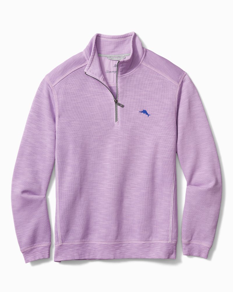 tommy bahama men's tobago bay half zip sweatshirt