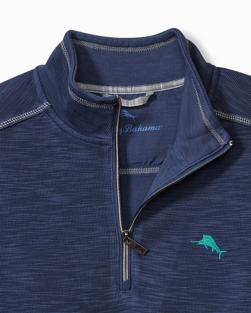 Thumbnail for Big & Tall Tobago Bay Half-Zip Sweatshirt