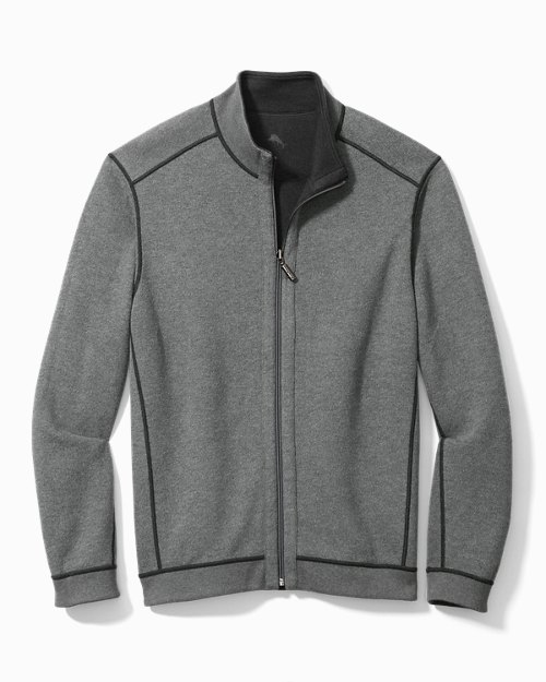 Big & Tall Flipshore Full-Zip Reversible Sweatshirt