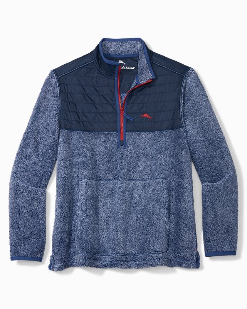 Big & Tall New Cascade Cozy Half-Zip Sweatshirt