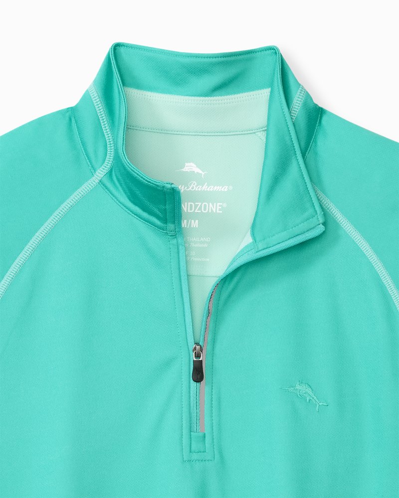 Big & Tall Paradise Isle IslandZone® Half-Zip Sweatshirt