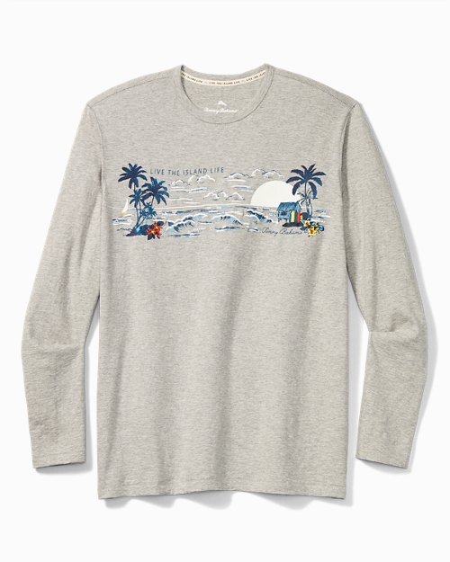 Big & Tall Surf Shack Scenic Long-Sleeve Luxe T-Shirt