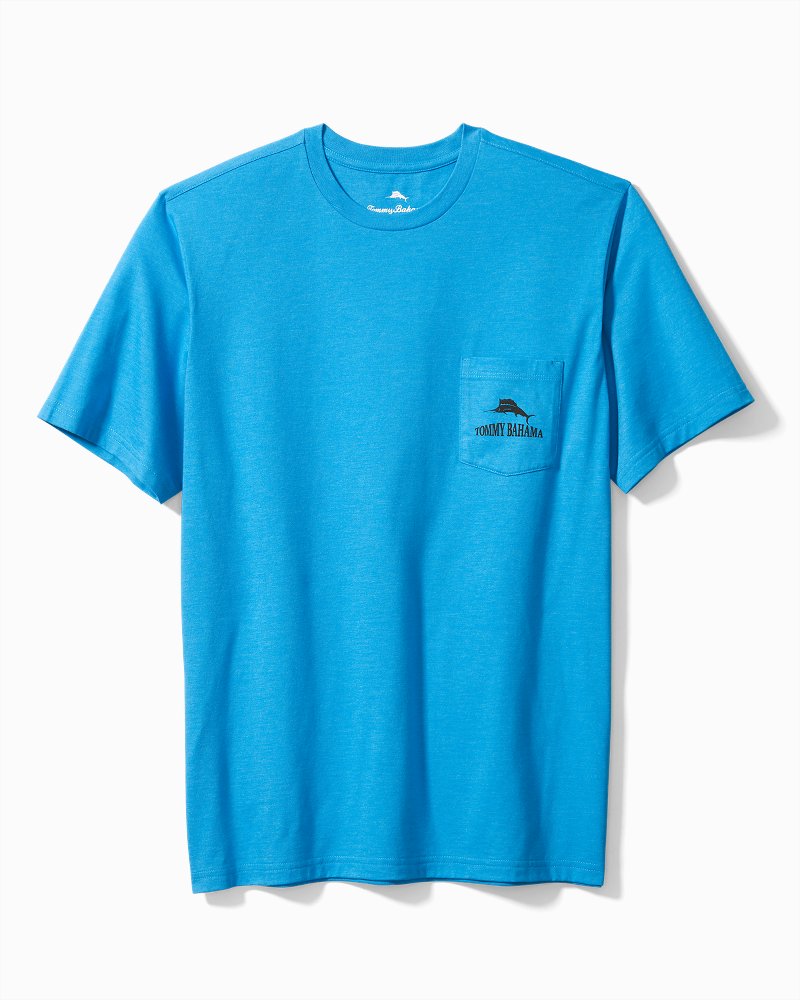 Big & Tall Parked in the Red Zone Graphic Pocket T-Shirt
