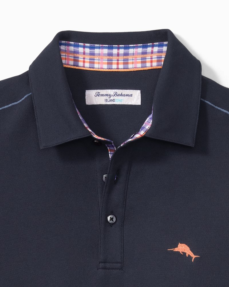 Big & Tall Fenway Check Five o'Clock IslandZone® Polo