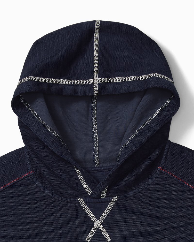Thumbnail for Big & Tall Tobago Bay Waves Hoodie