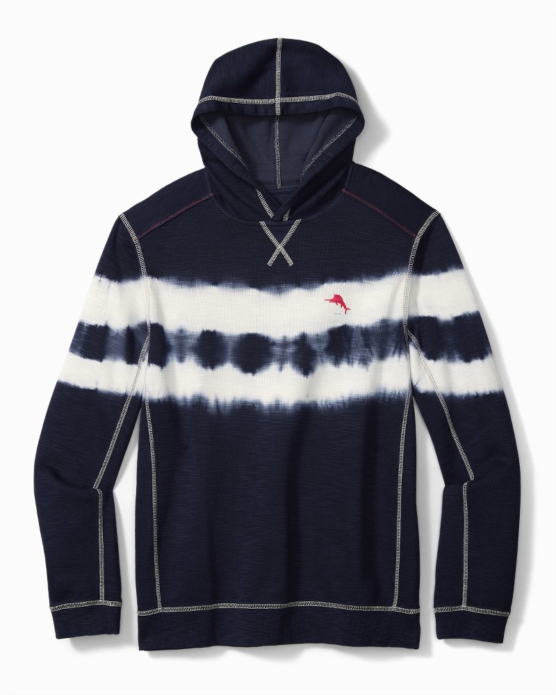Thumbnail for Big & Tall Tobago Bay Waves Hoodie