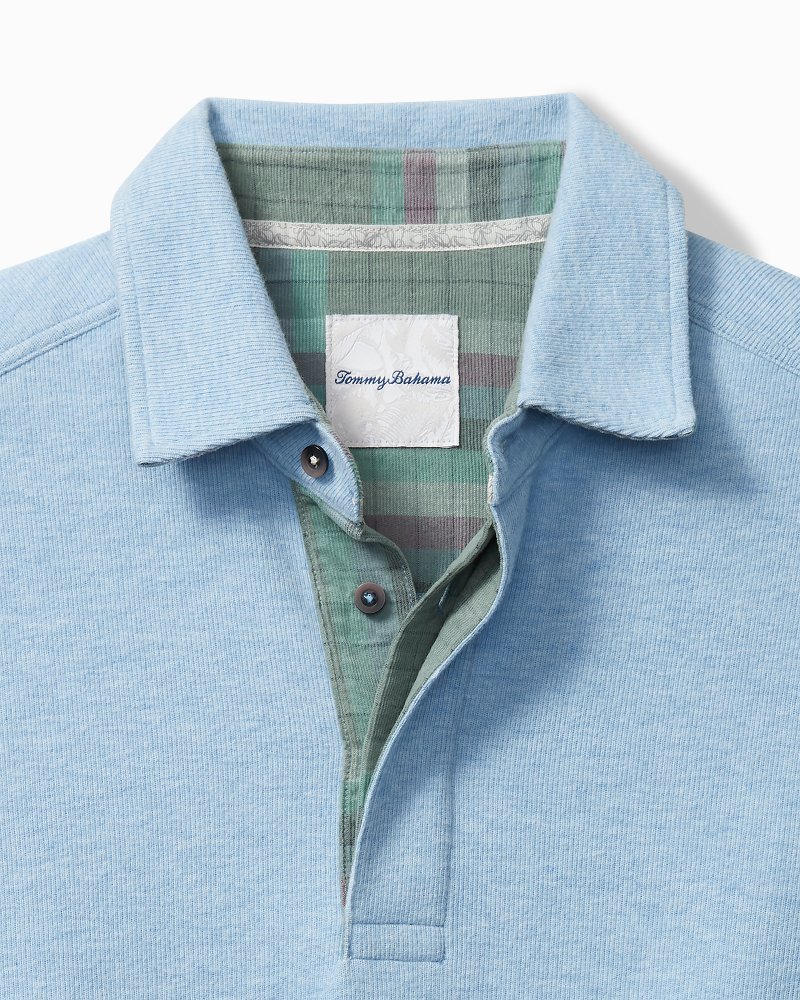 Tommy Bahama Big Tall IslandZone Pina Grande Short Sleeve Polo Shirt, Mens, 3XT, Dark Sea Pine