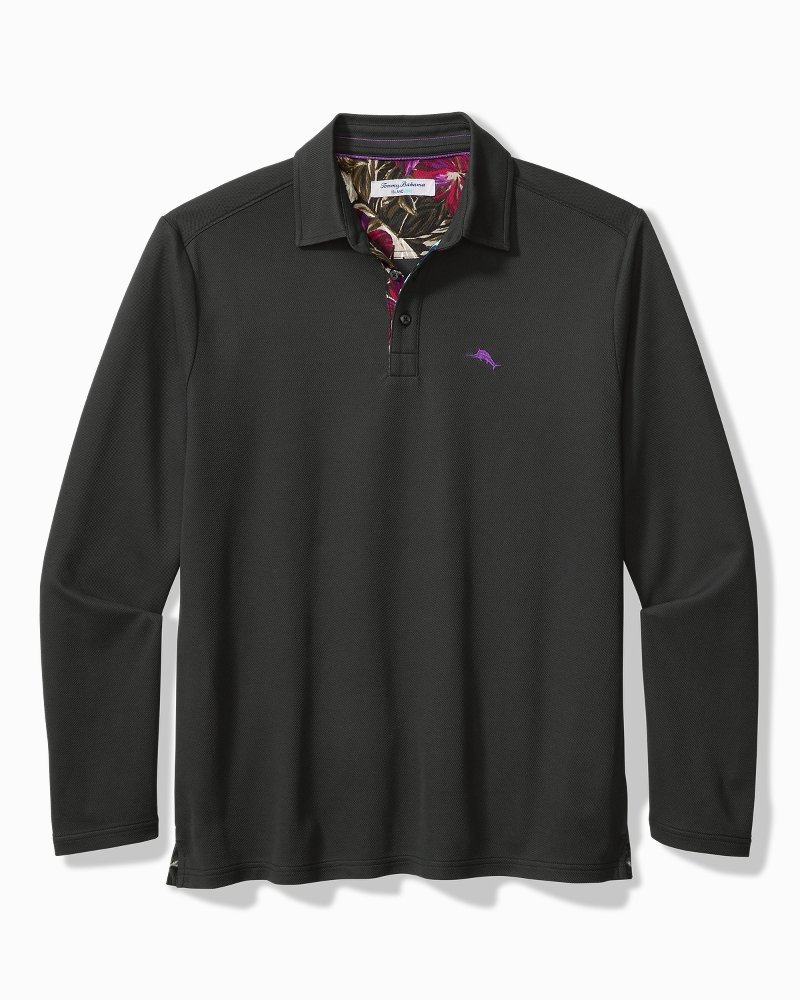 Big and tall long hotsell sleeve polo