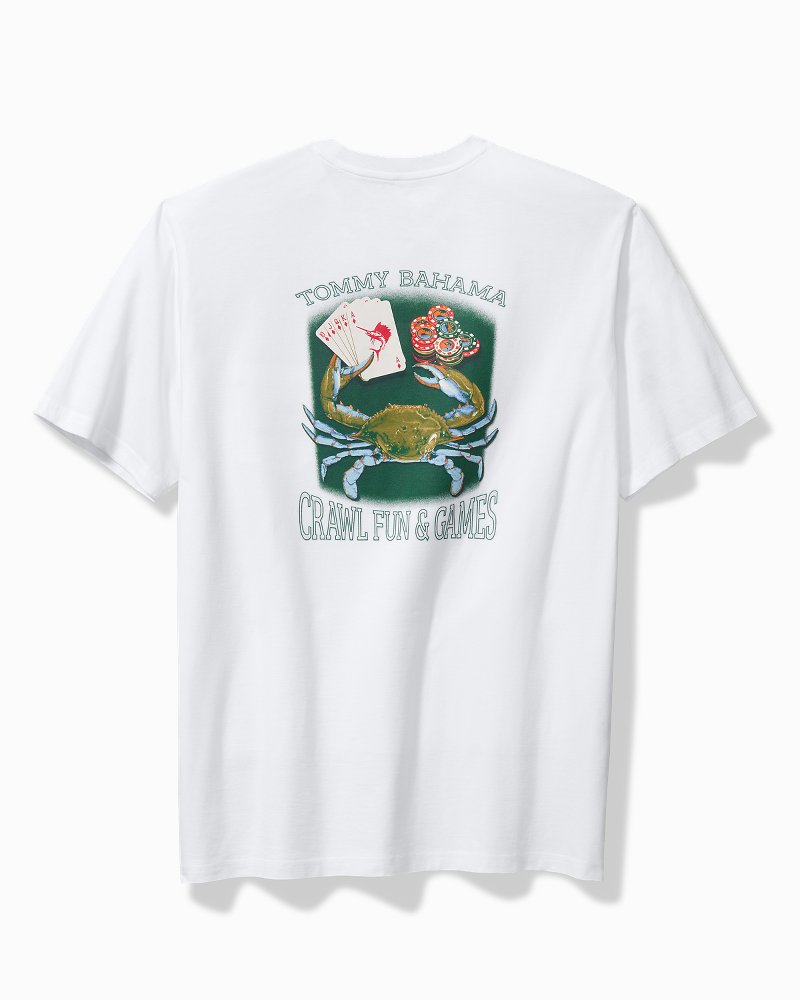 Big & Tall Crawl Fun & Games Graphic Pocket T-Shirt