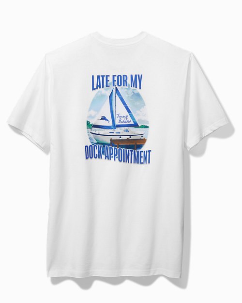 Big & Tall Late for My Dock Appointment Graphic Pocket T-Shirt