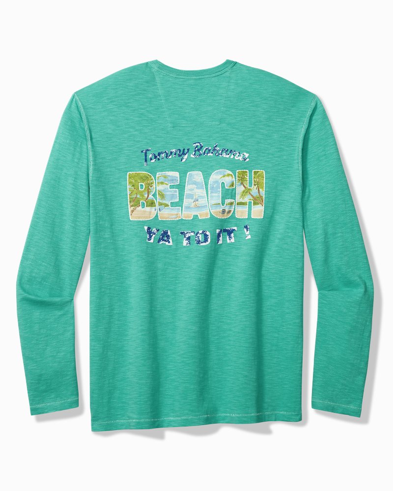 Big & Tall Beach Ya to It Lux Long-Sleeve T-Shirt